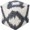 Pouf-Navy Khaki Patterned -Furniture Store 262884 fiber signature 01