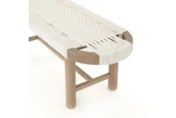 Summer Outdoor Bench-Washed Brown 15 Summer Outdoor Bench-Washed Brown -Furniture Store 263139 brown wood bench detail 47