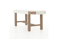 Summer Outdoor Bench-Washed Brown 16 Summer Outdoor Bench-Washed Brown -Furniture Store 263139 brown wood bench detail 48