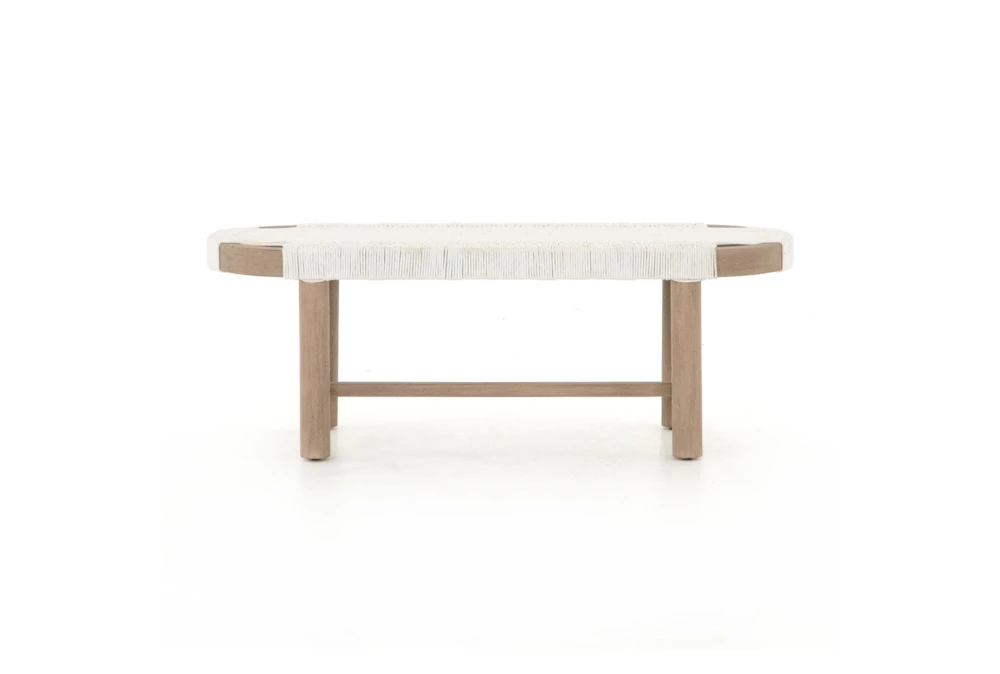 Summer Outdoor Bench-Washed Brown 4 Summer Outdoor Bench-Washed Brown - Image 2