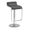 Equinox Espresso 31" Adjustable Barstool -Furniture Store 266370 brown polyurethane bar stool signature 01