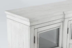 Martin 72" Server -Furniture Store 267408 white wood cabinet detail 44
