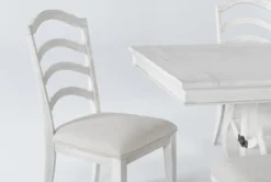 Martin 94-112" Extension Dining With Wood Side Chair Set For 6 -Furniture Store 267448 wood detail 44