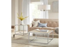 Maren Square Coffee Table -Furniture Store 267483 natural metal coffee table room 86