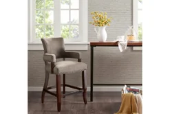 Lincoln Brown 26" Counter Stool 9 Lincoln Brown 26" Counter Stool -Furniture Store 267567 brown fabric bar stool room 85