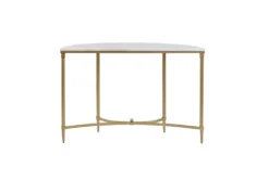 Lilly 43" Demilune Console Table -Furniture Store 267617 white metal sofa table back 82