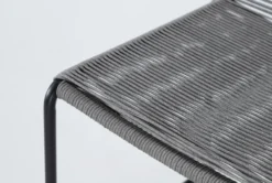 Caspian Outdoor Bar With Grey Barstools Set For 2 -Furniture Store 267842 black metal bistropub table detail 46