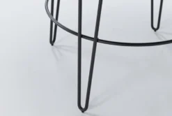 Caspian Outdoor Bar Table -Furniture Store 267845 black metal bistropub table detail 45