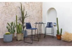 Caspian Outdoor Bar Table -Furniture Store 267845 black metal bistropub table room 46