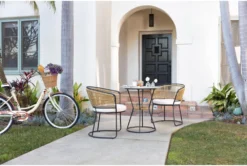 Boho 28" Outdoor Bistro Dining Set For 2 -Furniture Store 268093 multicolor multi media bistropub table room 50