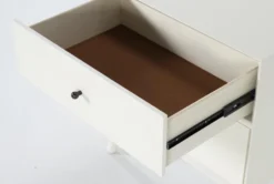 Alton White II 26" Nightstand -Furniture Store 268095 white wood nightstand detail 44