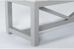 Ozzie 60" Upholstered Bench 11 Ozzie 60" Upholstered Bench -Furniture Store 268242 grey fabric dining bench detail 45