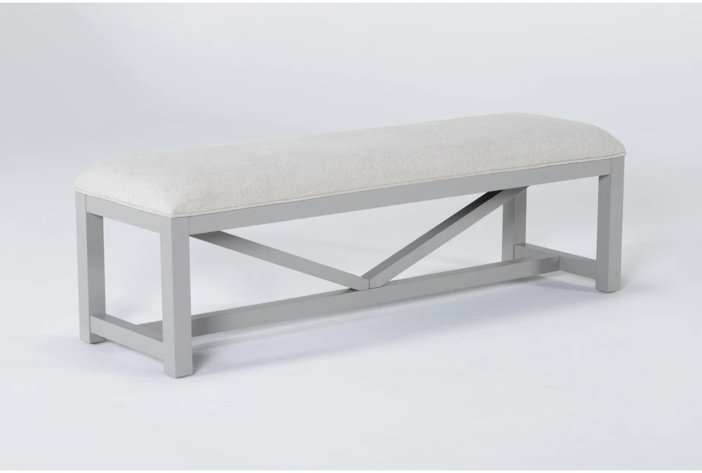 Ozzie 60" Upholstered Bench 4 Ozzie 60" Upholstered Bench - Image 2