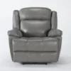 Eckhart Grey Leather Power Recliner With Power Headrest & USB 2 Eckhart Grey Leather Power Recliner With Power Headrest & USB -Furniture Store 268356 signature 01