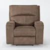 Palmer Brown Power Recliner With Power Headrest & USB -Furniture Store 268373 brown polyester recliner signature 01