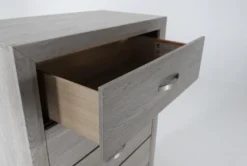 Finley White Chest Of Drawers -Furniture Store 268624 white wood chest detail 44