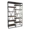 Mango + Iron Industrial 60" Double Bookcase 2 Mango + Iron Industrial 60" Double Bookcase -Furniture Store 268712 signature 01