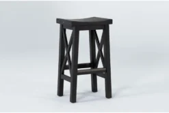 Jaxon Cafe 31" Bar Stool -Furniture Store 269050 black wood bar stool side 18