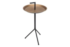 Gold And Black Tray Accent Table -Furniture Store 269464 gold metal accent table detail 46