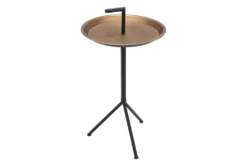 Gold And Black Tray Accent Table -Furniture Store 269464 gold metal accent table detail 50