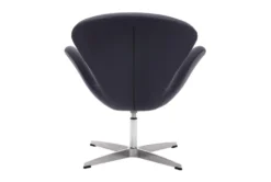 Grey Tulip Swivel Chair -Furniture Store 269485 grey polyester accent chair detail 46