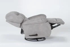 Decker III Fabric Swivel Glider Recliner 12 Decker III Fabric Swivel Glider Recliner -Furniture Store 269626 black fabric swivel glider side 20