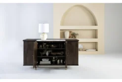 Brighton 68" Sideboard By Nate Berkus + Jeremiah Brent -Furniture Store 269680 brown wood buffet room 52
