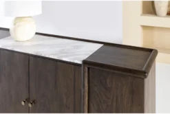 Brighton 68" Sideboard By Nate Berkus + Jeremiah Brent -Furniture Store 269680 brown wood buffet room 54