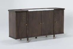 Brighton 68" Sideboard By Nate Berkus + Jeremiah Brent -Furniture Store 269680 brown wood buffet side 18