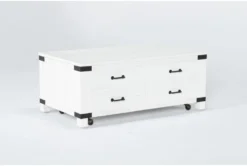 Wade Lift-Top Storage Coffee Table With Wheels -Furniture Store 269907 white wood coffee table side 18