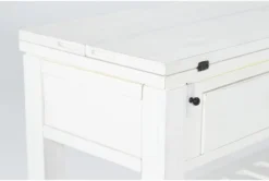 Wade Flip-Top Console Table 22 Wade Flip-Top Console Table -Furniture Store 269908 white wood sofa table detail 47