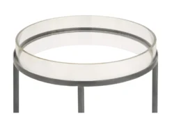 Furniture Store -Furniture Store 269942 grey metal accent table front 02