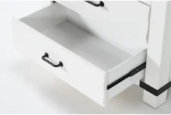 Wade Bachelors Chest -Furniture Store 270366 white wood bachelor chest detail 44