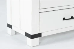 Wade Bachelors Chest -Furniture Store 270366 white wood bachelor chest detail 45