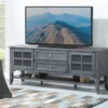 Highland 76" TV Stand 1 Highland 76" TV Stand -Furniture Store 270583 grey wood media console signature 01