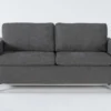 Mikayla Graphite 70" Queen Sofa Sleeper -Furniture Store 270881 grey fabric sleeper signature 01