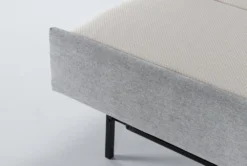 Mikayla Smoke 70" Queen Sofa Sleeper 14 Mikayla Smoke 70" Queen Sofa Sleeper -Furniture Store 270882 grey fabric sleeper detail 46