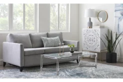 Mikayla Smoke 76" Queen Plus Sofa Sleeper 17 Mikayla Smoke 76" Queen Plus Sofa Sleeper -Furniture Store 270885 grey fabric sleeper room 59