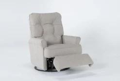 Marilee Power Swivel Glider Recliner -Furniture Store 271040 brown fabric swivel glider side 19