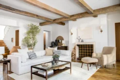 Blakely 32" Accent Chair By Nate Berkus + Jeremiah Brent -Furniture Store 271484 natural fabric accent chair room 63