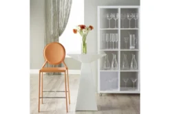 Pillar High Gloss White 24" Bar Table -Furniture Store 271608 white wood bistropub table detail 49