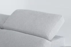 Dante 104" 3 Piece Convertible Sleeper Sectional With Left Arm Facing Storage Chaise -Furniture Store 271731 grey fabric sectional detail 46