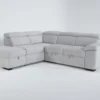 Dante 104" 3 Piece Convertible Sleeper Sectional With Left Arm Facing Storage Chaise 1 Dante 104" 3 Piece Convertible Sleeper Sectional With Left Arm Facing Storage Chaise -Furniture Store 271731 grey fabric sectional signature 01