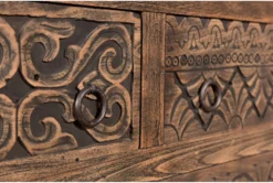 Wood 7 Drawer Cabinet -Furniture Store 271821 natural wood chest detail 44