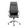Karlstad Grey Faux Leather High Back Desk Chair 2 Karlstad Grey Faux Leather High Back Desk Chair -Furniture Store 271897 grey leather office chair signature 01
