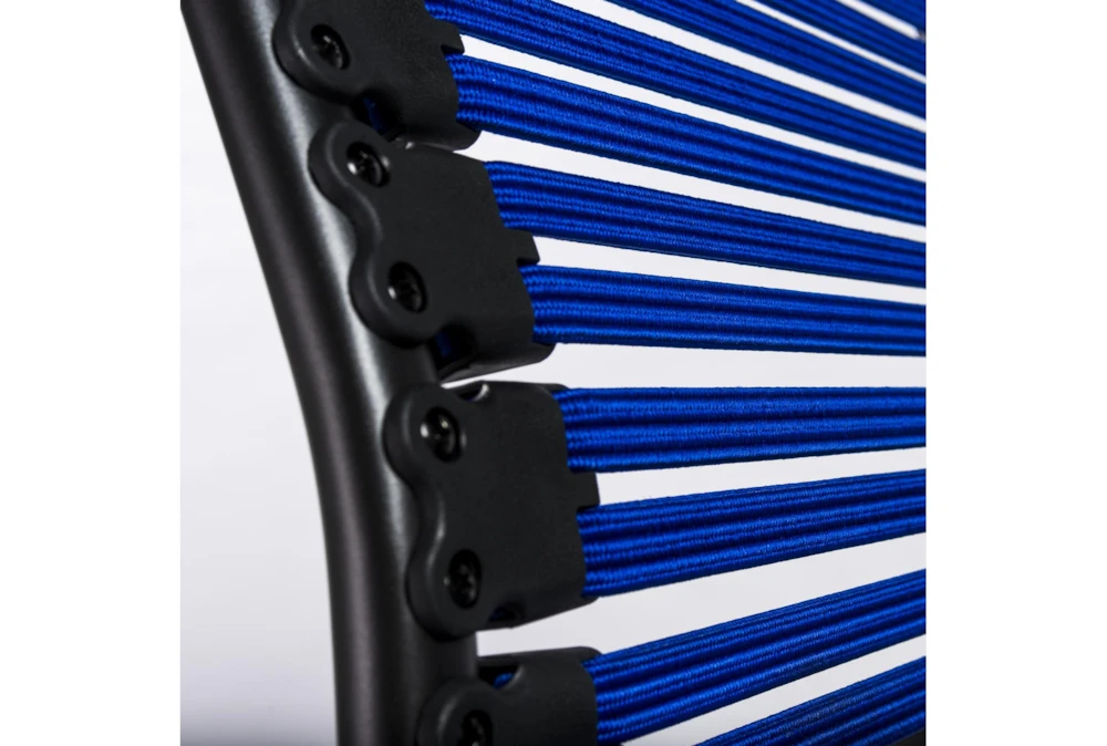 Oslo Blue Low Back Bungee Desk Chair 7 Oslo Blue Low Back Bungee Desk Chair - Image 5