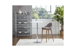 Carlsbad Black And Chrome 62" Bookcase -Furniture Store 272013 black wood bookcase detail 46