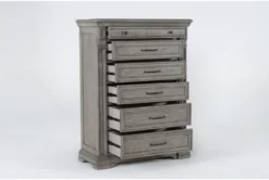 Adriana Chest Of Drawers -Furniture Store 274588 grey wood chest side 19