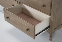 Deliah 7 Drawer Dresser/Mirror -Furniture Store 274618 natural wood dresser and mirror set detail 44