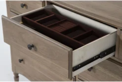 Deliah 7 Drawer Dresser/Mirror -Furniture Store 274618 natural wood dresser and mirror set detail 45